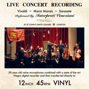 Vivaldi - Marin Marais - Sarasate - Interpreti Veneziani - 45rpm D2D 180g LP